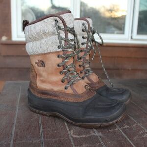 The North Face Women's Shellista Mid Waterproof Winter Snow Boots Size 9.5